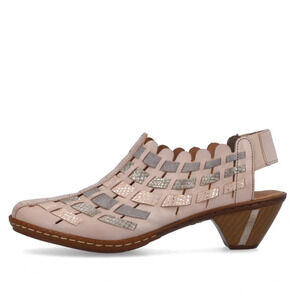 Rieker Sina Clay Nude Mini Heels